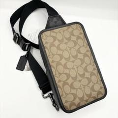【COACH☆新品】 サリバン パック☆ブロックド シグネチャー キャンバス