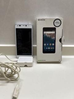 KYOCERA android one シルバー 充電器付き