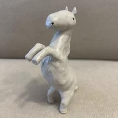 馬 置物 陶器