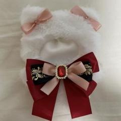 ぬい服 10cm 白 赤 黒 ピンク