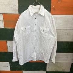 St. John's Bay ホワイトシャツ Lサイズ 古着
