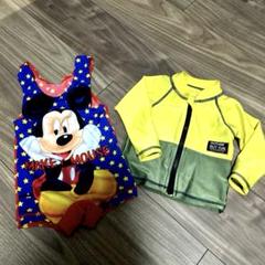 80 ディズニー ミッキー 水着 & ラッシュガード