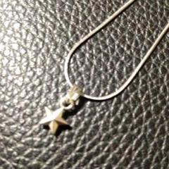 ネックレス　シルバー　星　スター　③