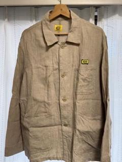 新品同様COWDEN カウデン TC平織 フィッシングシャツ サイズ L 黄色