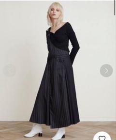 美品AULA AILA変形パワショルワンピブラック