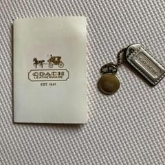 コーチ　COACH ノベルティー　金キーホルダー　手鏡　未使用