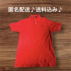 POLO RALPH LAUREN ポロラルフローレン 赤 ポロシャツ L