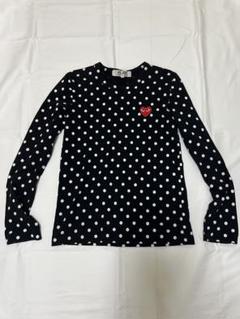 美品PLAY COMME des GARÇONS ドット★長袖Tシャツ 2025年最新】PLAY COMME des GARCONS 柄・デザイン:ドット