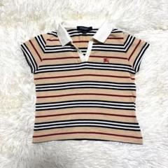 size110】バーバリーロンドン♡ストライプ♡キッズ♡シャツ♡T