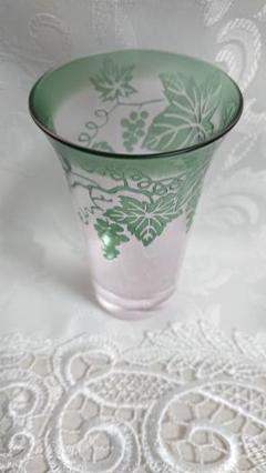夢柄子・葡萄紋一口ビールグラス