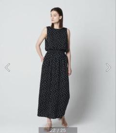 NORC ノーク　ノースリーブ　ロングワンピース　ブラック　サイズ１ ブラック ノースリーブ ロングワンピース - メルカリ