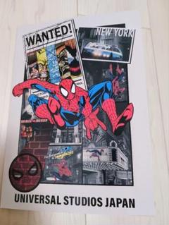 【値下げ】USJ スパイダーマン デイリービューグル　フォトフレーム　ステッカー 値下げ】USJ スパイダーマン デイリービューグル フォトフレーム
