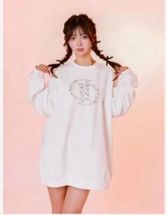 Darich レースアップロゴスウェットプルオーバー Darich♡レースアップロゴスウェットプルオーバー♡ミックス