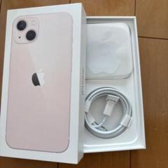 Apple iPhone 13 ホワイト 本体　箱、ケーブル付 バッテリー85% Apple iPhone 14 128GB ホワイト 本体 箱・充電ケーブル付き