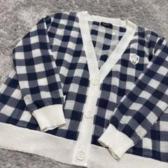 パーリーゲイツ レディース 美品 ギンガムチェック カーディガン サイズ