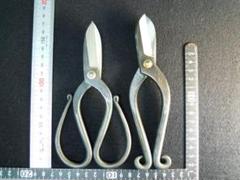 安重打刃物店 別打 総火造花鋏 黒打 無銘 未使用 京都老舗 新