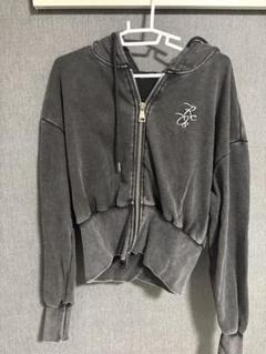 courreges クレージュ ベロア Y2K グランジ ジップ パーカー 古着 ecb9da5146b60236c69d146ab5e45f