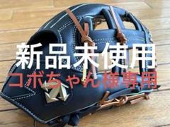 新品未使用デサント軟式右投げオールラウンドグローブ 黒 レザー