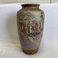 A1064-5/薩摩焼/金襴手花尽図四耳壷/花器/花入/華道具/ Yahoo!オークション -「薩摩焼 壺」(日本の陶磁) (陶芸)の落札