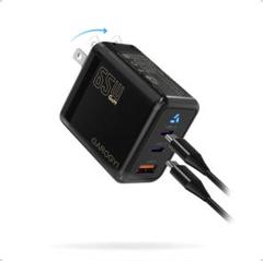 GAROGYI GaN 3-Port タイプC 急速充電器 65W