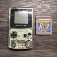 GAME BOY COLOR クリア 本体 + スーパーマリオ ソフト