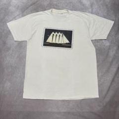 90s アートTシャツ USA製 ホワイト XL 希少デザイン