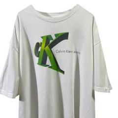 90s CK カルバンクライン　プリント　tシャツ　USA製　L