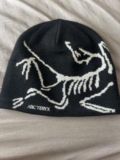 ARC'TERYX ニット帽 グリーン スケルトンデザイン ARC'TERYX - ARC'TERYX アークテリクス ニットキャップ