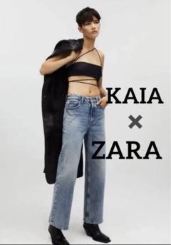オープニング 大放出セール KAIA × リアルレザー トップス クロップド レザー コラボ ZARA トップス