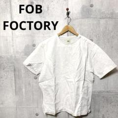 FOB FOCTORY メンズ リネン混ビッグポケット半袖カットソー S