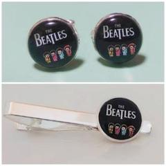 Beatles　ビートルズ　カフスボタン＆ネクタイピンセット 017