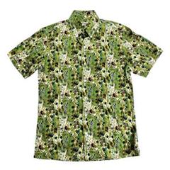 DISTRICT UNITED ARROWS 総柄 半袖シャツ 38サイズ