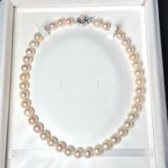 超希少 大珠 あこや真珠 ネックレス テリ巻き良品 9.5〜10.0㎜ M189