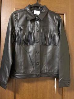 新品 エゴイスト フリンジ レザージャケット S