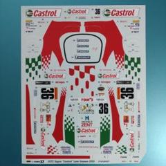 JGTC Supra2001 36号車後期用デカールのサムネイル