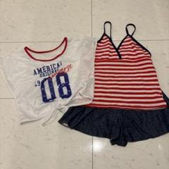【水通しのみ】女子　セパレート　水着　　160 コンバース