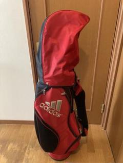 adidas キャディバッグ レッド/ブラック