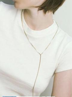 Saskia Diez§ 国内発送 ゴールドチェーンループネックレス 