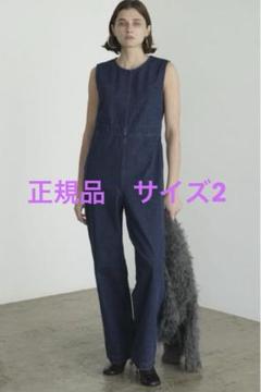 CLANE - バック オープン デニム オールインワン - BACK OPEN