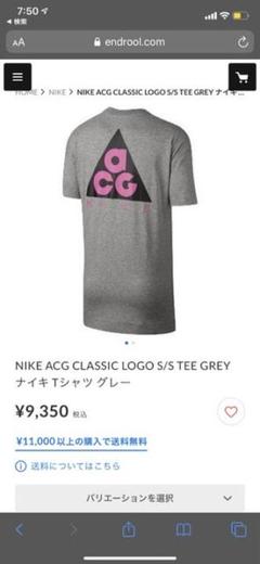 Tシャツ ナイキACG