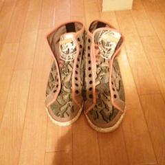 DIESEL 迷彩柄 ハイカットスニーカー