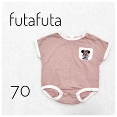 futafuta バースデイ ミニー ディズニー ロンパース 70 ピンク
