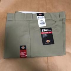 Dickies 874 ワークパンツ 36X32 カーキ