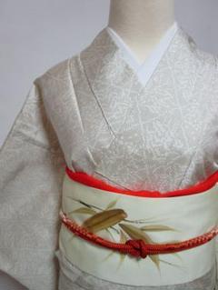 【あこ様専用】白大島紬 #837 名古屋帯 翠峰 #OB14 まとめて 古今堂のサムネイル