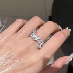 ジグザグデザインリング