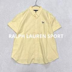 u31 RALPH LAUREN SPORT 半袖シャツ刺繍入り犬スリムフィット
