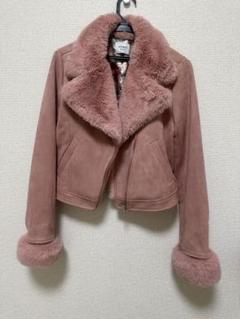 eimy istoire フェイクスエードモッズコート ファー アイボリー F eimy istoire フェイクスエードファー ライダースジャケット S