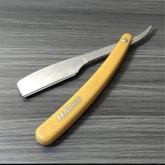 稀少 古い理美容用品☆床屋さんのカミソリ 西洋剃刀 ハドソン