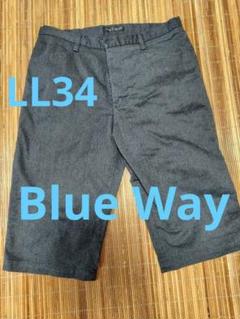 BLUE WAY TROUSERS LL34メンズ ダークグレーショート夏