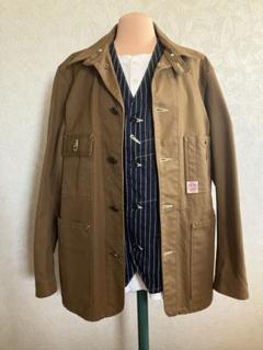 ジャケット・アウター HEADLIGHT BROWN DUCK WORK COAT HD13738 HEADLIGHT(ヘッドライト)「13oz.BROWN DUCK WORK COAT」ブラウン